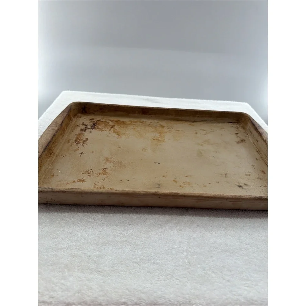 Pampered Chef Family Heritage Large Bar Pan 11x17 Stoneware USA #1153 Seasoned